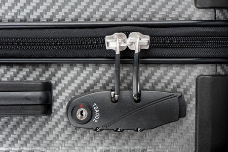 Luggage with TSA (Transportation Security Administration) Accepted Combination Lockの写真素材