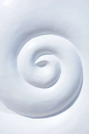 abstract spiral shape made from concreteの写真素材