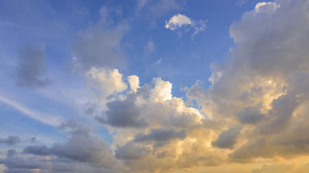 beautiful cloud in the morning