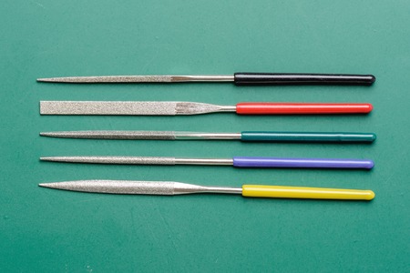 set of rasp on cutting mat