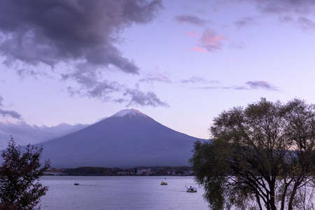 Mountain Fuji, the highest mountain in Japanの写真素材