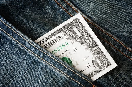 closeup The United States of America Dollar (US Dollars)