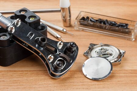 watch case screw back openerの写真素材