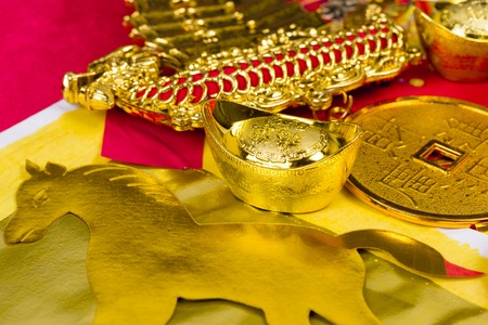 chinese new year (lunar new year) festival decorationsの写真素材