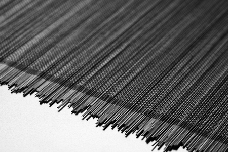 abstract texture of black bamboo matの写真素材