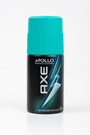 BANGKOK, THAILAND - FEBRUARY, 2016. The AXE Apollo Deodorant Bodyspray for men in Thailand.のeditorial素材