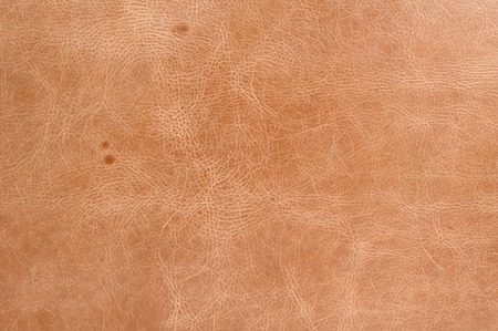 raw material background, closeup details of brown leather textureの写真素材