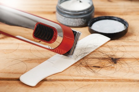 electric hair clipper, electric beard and stubble trimmer