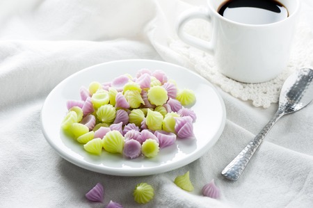 Aalaw or Alua, Thai traditional candy sweet dessertの写真素材