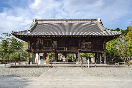 CHIBA, JAPAN - NOVEMBER 03, 2019: Ancient building in Naritasan Shinshoji Temple located in central Narita, Chiba, Japan.のeditorial素材
