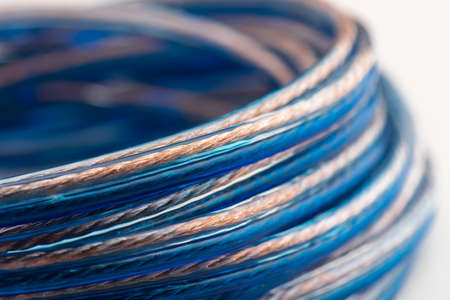High quality transparent speaker wire, copper speaker cable.