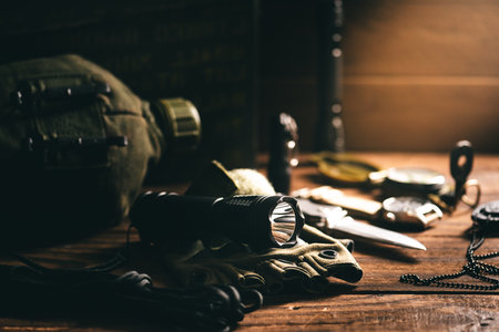 Black pocket flashlight for Everyday Carry (EDC).