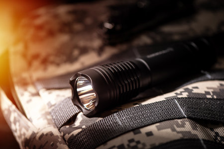 Black pocket flashlight for Everyday Carry (EDC).