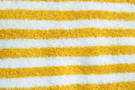 closeup image of striped bath towelの写真素材