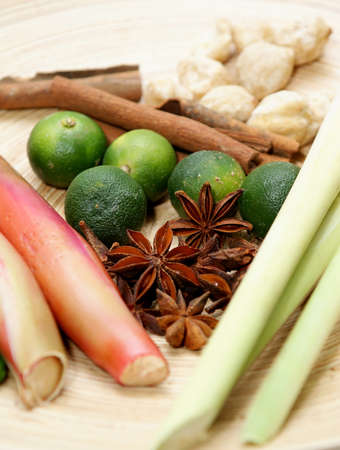 a groups of herbsの写真素材