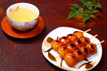 Dango and tea