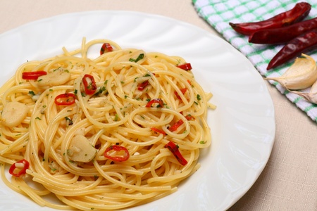 Aglio olioの写真素材