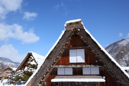 Historic Village of Shirakawago, Gifu, Japan のeditorial素材