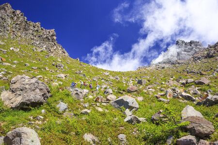 Raise the plume Mt. Yakedake, Japan Alps