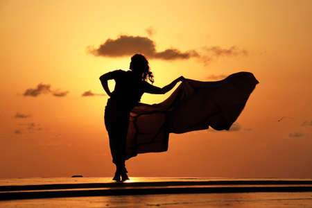 Fabric in the merry moodの写真素材