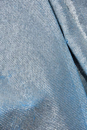 Paris, France. September 19, 2021. Christo and Jeanne-CLaude âs temporary work. A close-up of the material of âArc de Triomphe Wrappedâ.のeditorial素材