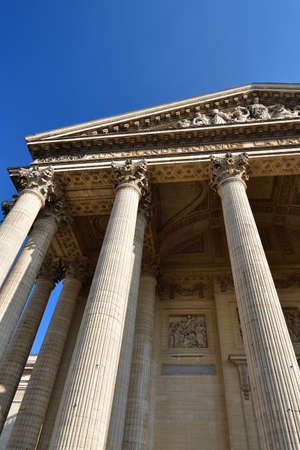 Paris, France. PanthÃ©on in the 5th arrondissement. March 6, 2022.