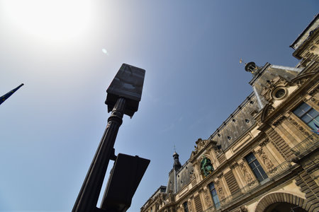 Paris, France. The day when it became 39 degrees due to the influence of heat waves. June 18, 2022.のeditorial素材