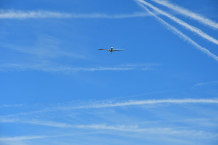Paris, France. A military drone that participated for the first time on Bastille Day. July 14, 2022.のeditorial素材