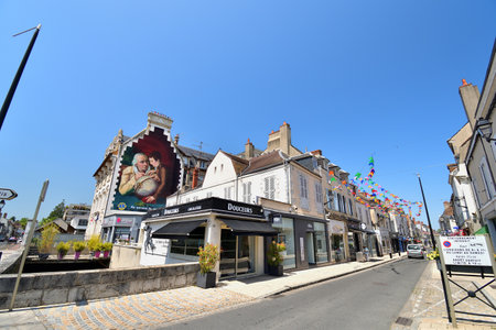 France. Cityscape of Montargis. May 29, 2023.のeditorial素材
