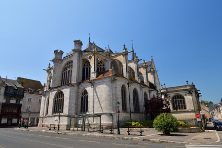 France. Cityscape of Montargis. May 29, 2023.のeditorial素材