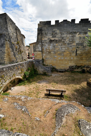 Saint-Emilion, France. A charming medieval town with stunning architecture and a rich history. August 15, 2024.の写真素材