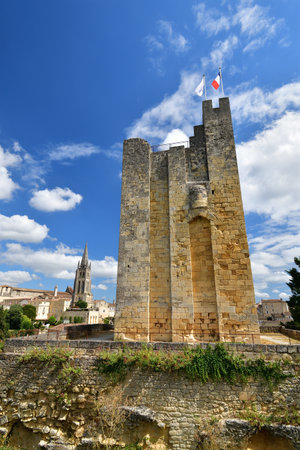 Bordeaux, France. King's Tower in Saint-Emilion. August 15, 2024.の写真素材