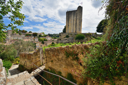 Bordeaux, France. King's Tower in Saint-Emilion. August 15, 2024.の写真素材