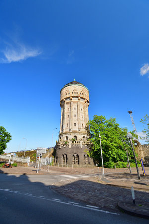 Metz, France. ChÃ¢teau d'Eau de Metz. May 9, 2024.の写真素材