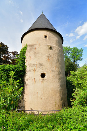 Metz, France. Tour Camoufle, a remnant of the medieval ramparts. May 10, 2024.の写真素材