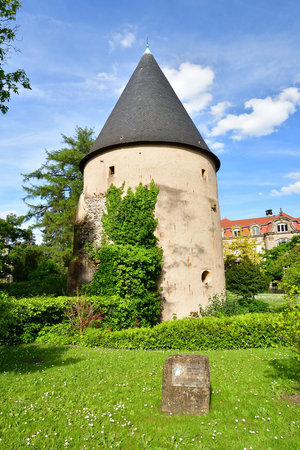 Metz, France. Tour Camoufle, a remnant of the medieval ramparts. May 10, 2024.の写真素材