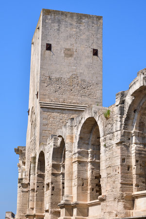Arles Roman Arena â France, 13 August 2025の写真素材