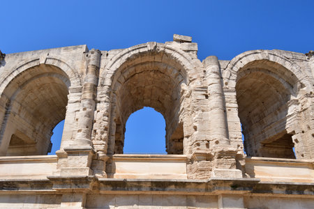 Arles Roman Arena â France, 13 August 2025の写真素材