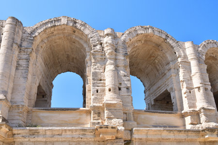 Arles Roman Arena â France, 13 August 2025の写真素材