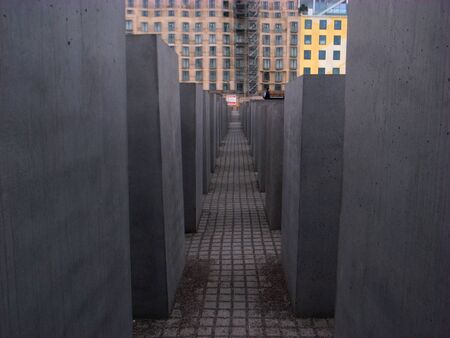 berlin, germany, february 20, 2011: the jewish museum berlin (jÃ¼disches museum berlin), in berlin, germany, covers two millennia of german jewish history. it consists of two buildings.のeditorial素材