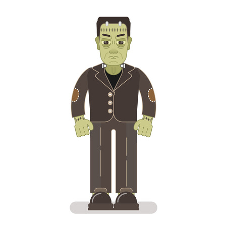 Zombie Halloween characterのイラスト素材