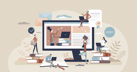 Study as knowledge learning for students in university tiny person concept