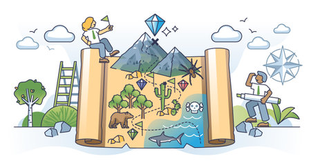 Navigating the project management and reach business target outline concept. Find solution to...