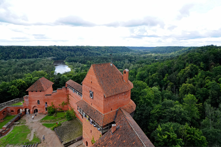 Castle Sigulda, Latviaのeditorial素材