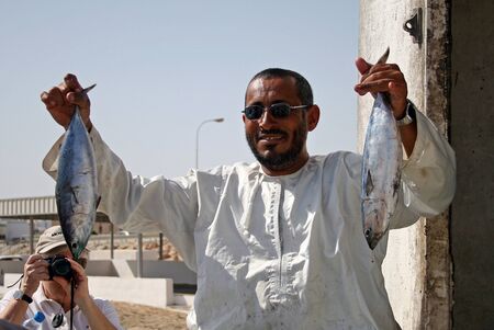 Fischhaendler in Omanのeditorial素材