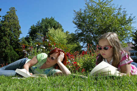 in the parkの写真素材
