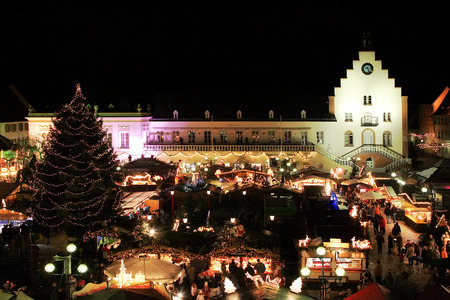Christmas market in Landauのeditorial素材