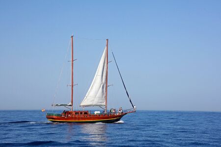 Sailboat - Dolphin Watchingのeditorial素材