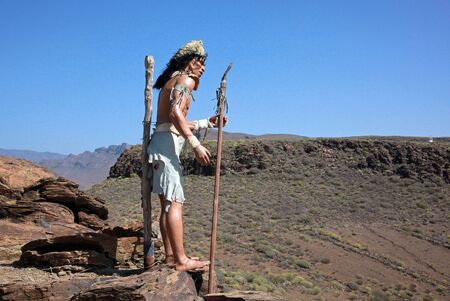 Mundo Aborigen, Open Air Museum, Gran Canariaのeditorial素材