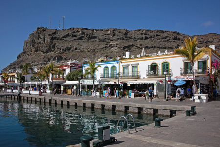 Puerto de Mogan, Gran Canariaのeditorial素材
